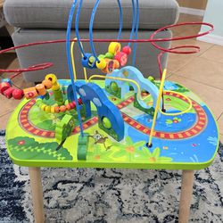Wooden Bead Maze Table