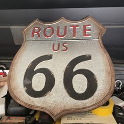 US Route 66 Metal Sign