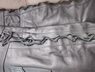 Genuine leather pants like new