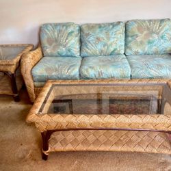 Best offer takes all! Wicker rattan SLEEPER SOFA set