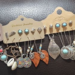 Wester/tribal EARRINGS.  Buy 1 OR Buy 4. 