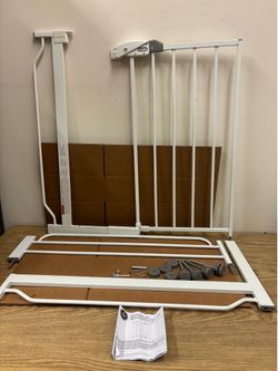New 30” Easy Step Metal Walk-Through Safety Gate
