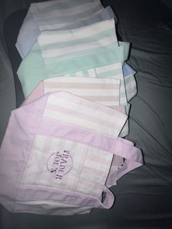 Trader Joe’s tote bag summer stripes