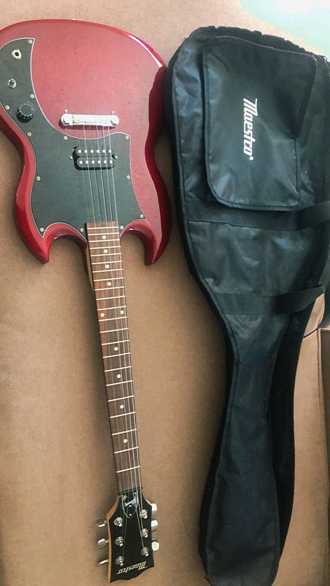 SG Red Maestro Electric Guitar
