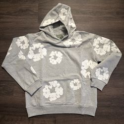 Denim Tear Grey Hoodie Unisex 