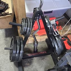 Olympic Weights And Stand