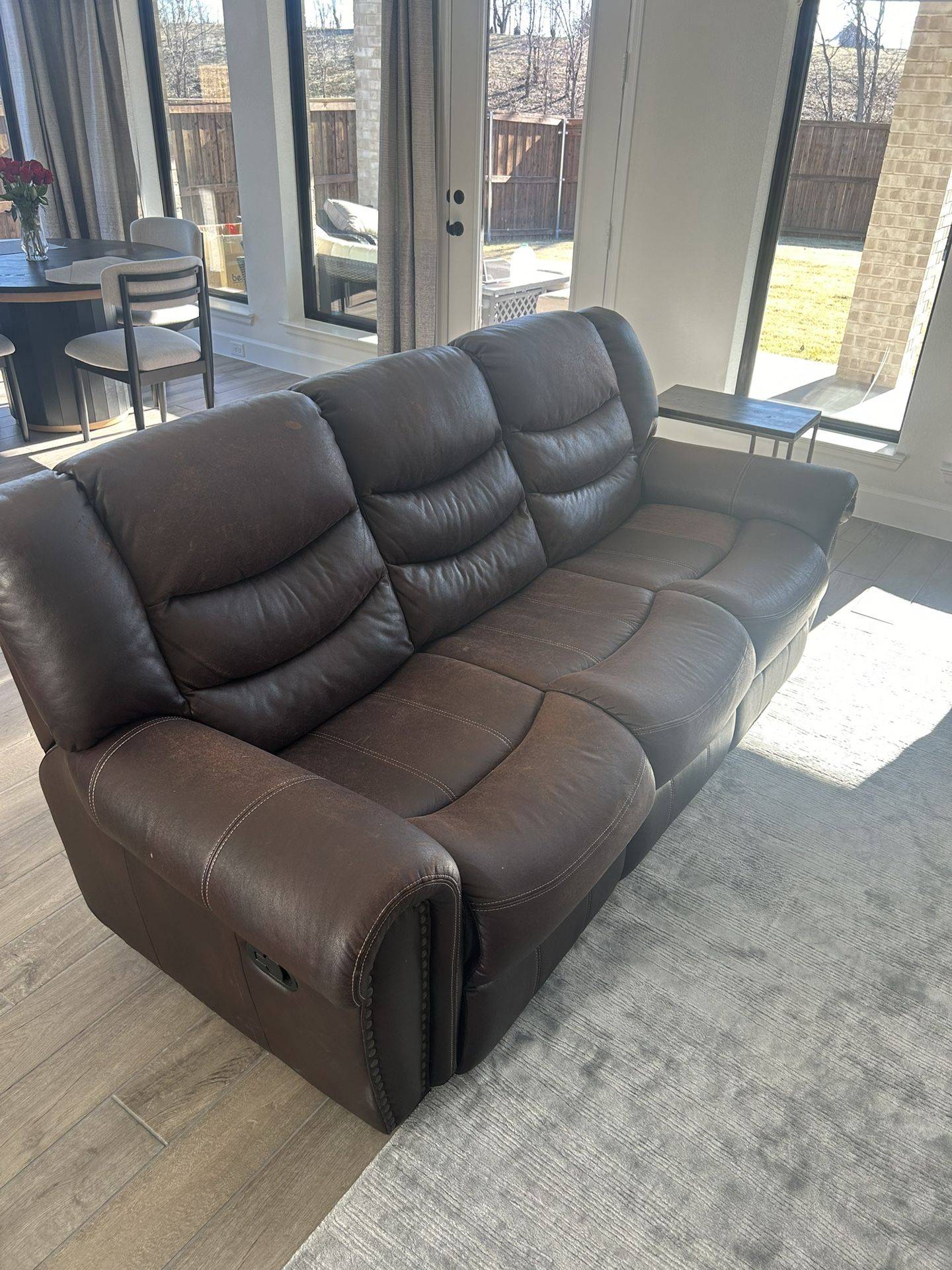 Faux Leather Recliners