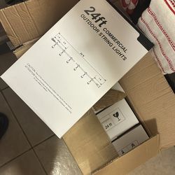 24ft outdoor string lights