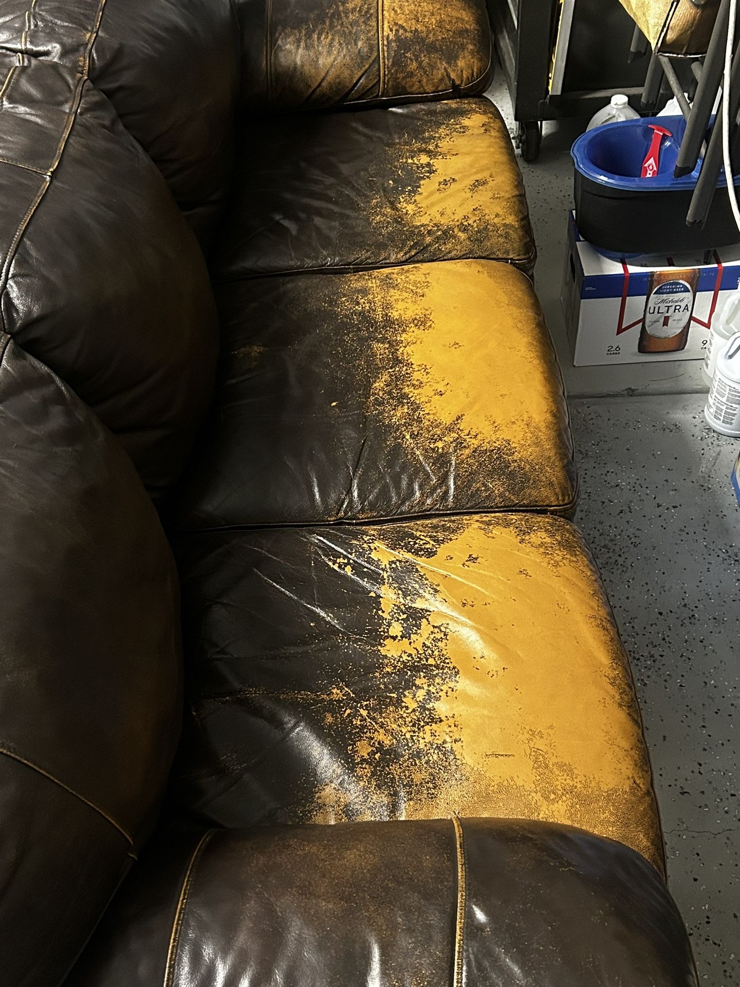 Leather Sofa 