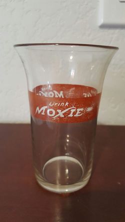 Original ! 1920 Drink Moxie Flared Soda Glass