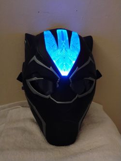 Black Panther Halloween Mask Kids And Adults High Quality Led Lights