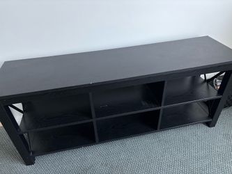 65" Wooden Tv Stand with shelves