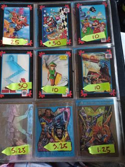 Mario n zelda cards