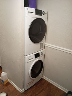 Stackable washer and dryer