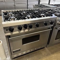 Viking 36” Stainless Steel Gas Range Stove