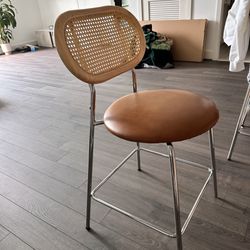 2 Brown Counter Stools 