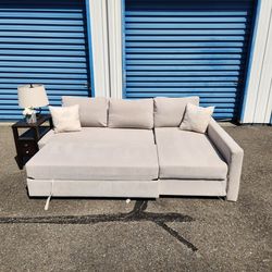 Pullout Sleeper Sofa + Chaise + Storage FREE DELIVERY