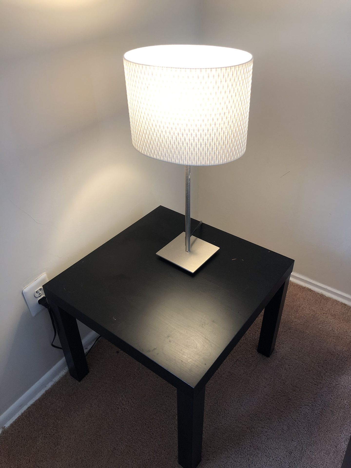 Lamp and end table