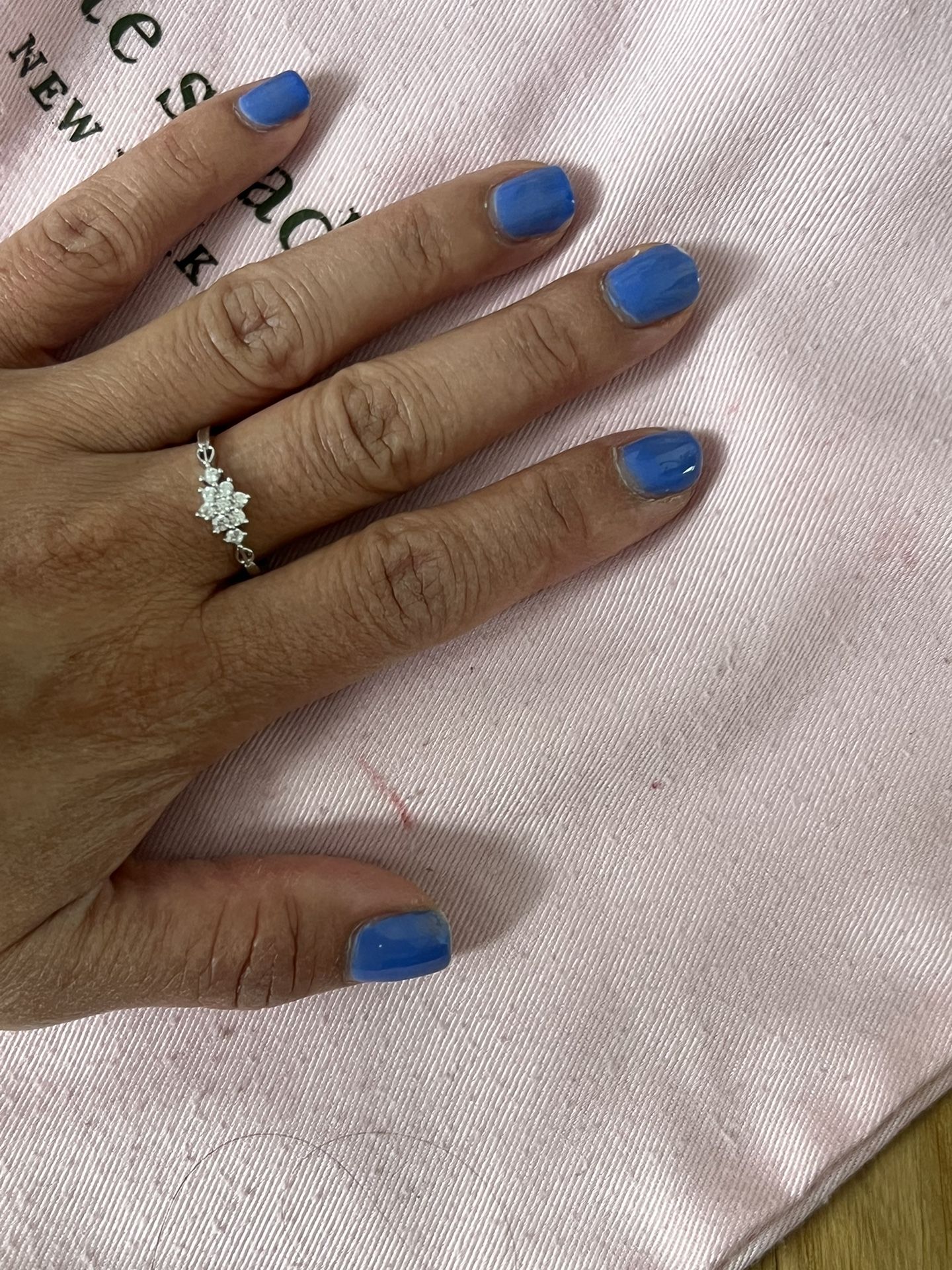 Beautiful White Gold Rings Size 8