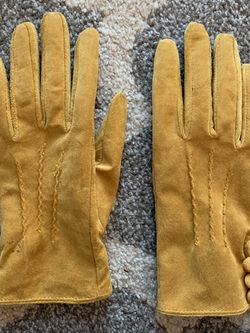 Suede gloves Small Size