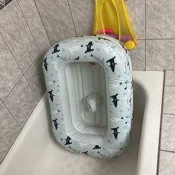 Portable Toddler Inflatable Bath Tub - Non Slip