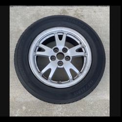 1 - 195/65r15 5x100 5x3.94 Stock Prius Celica Matrix Impreza Wheel Rim Tire!