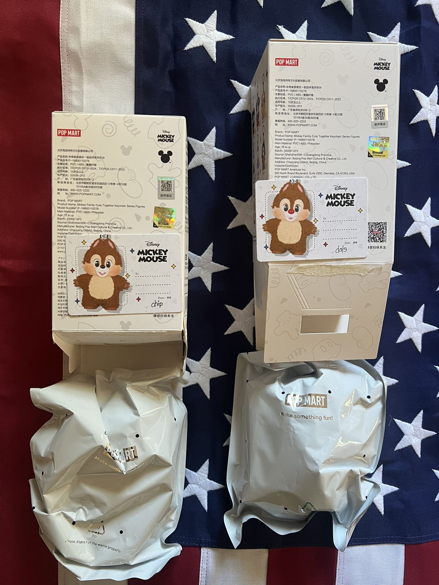 Popmart, Disney, Chip And Dale Blind Box