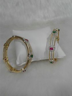 Womens Gold Plated Bangles
