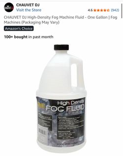 Fog Machine Fluid