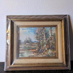 Swamp Scene Signed Tosini