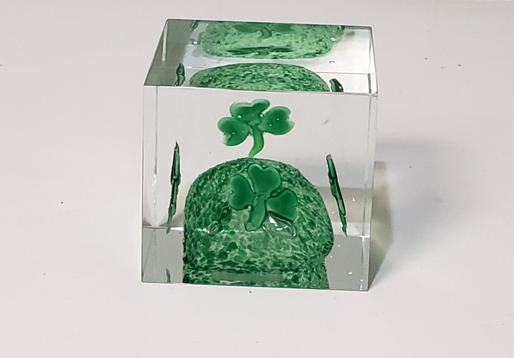 Blarney Glass Paperweight Collectible