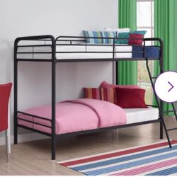 Twin/Twin Bunk bed With Mattress Included 