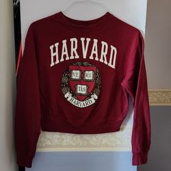 Harvard Cropped Sweatshirt 