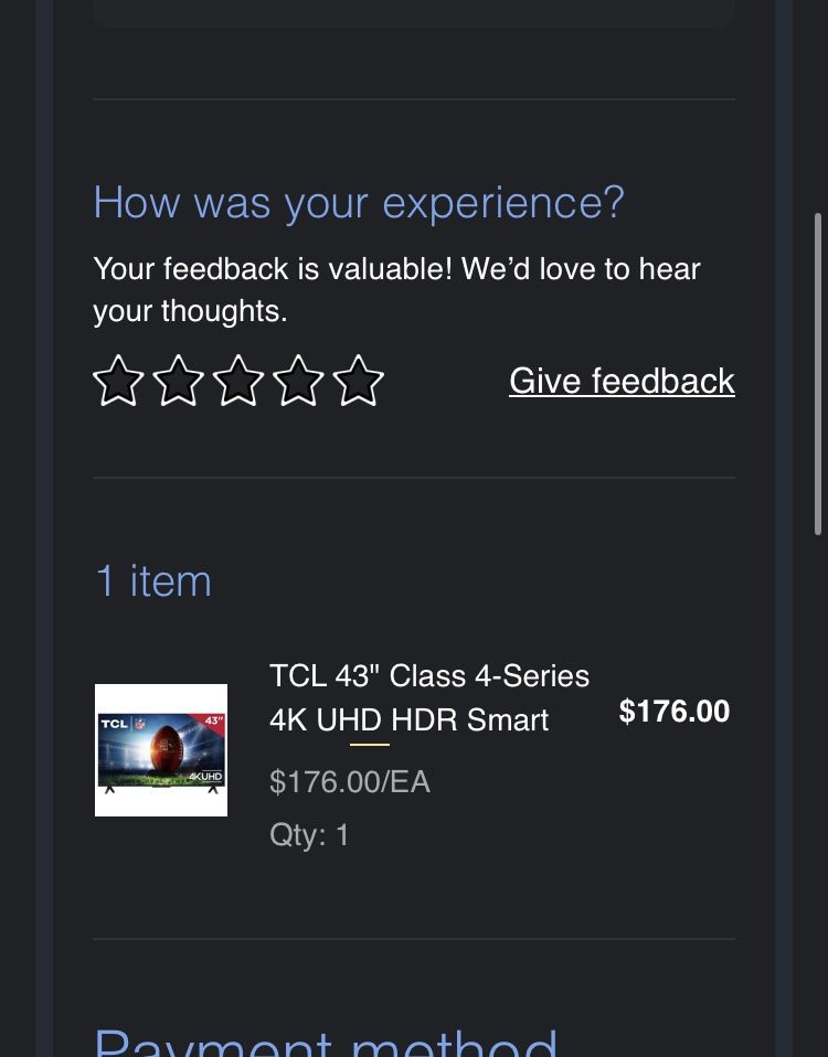 TCL Roku Tv 43in