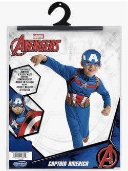 NWT Marvel Avengers Captain America Kids Halloween Costume