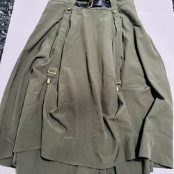Starlet Darkness Olive Green Skirt Size L 