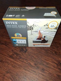 INTEX MID-RISE AIRBED!