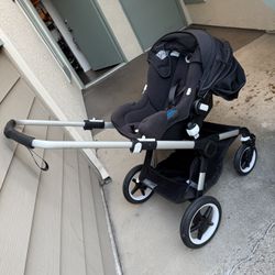 Bugaboo Turtle by Nuna baby capsule with Fox2  base