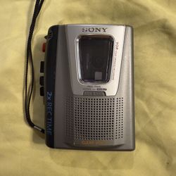 Walkman Sony TCM-20DV Cassette Corder 2x Record Time