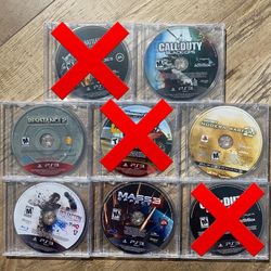 PS3 Games (disc Only)