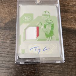Trey Lance RPA 1 of 1 Printing Plate!