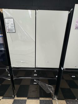 Samsung Bespoke Refrigerator With Beverage Center In Charcoal And White Glass
