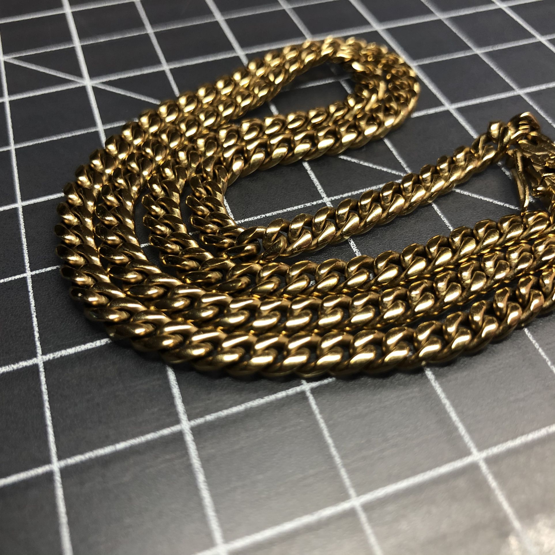 10k Solid Gold 20” 5mm Miami Cuban Link Chain