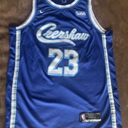 Lakers LeBron James Lakers Crenshaw Jersey