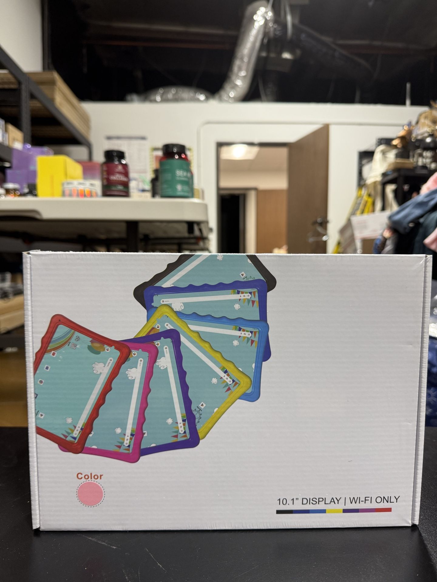 BYYBUO 10.1 inch Android 13 Kids Tablet (Pink)