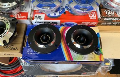 New Pair 3.75" Aluminum Bullet Tweeters (Sold In Pairs - $25 Per Pair)
