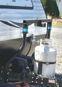 Tongue Mounted Bike Rack Bunk