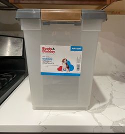 Pet dog food airtight storage container 25lb