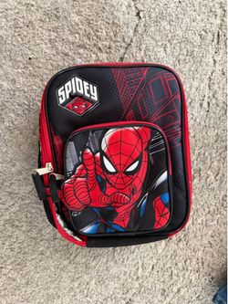 Spider man kids lunch bag