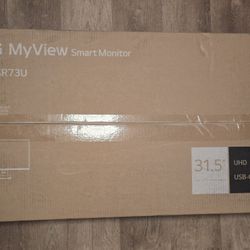 New LG 32" 4k Smart Monitor